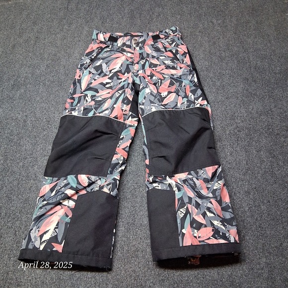 Vetements Snow Pants Girls Youth Size 7 Outdoor Fleece Lined - Picture 1 of 10